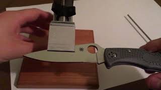 How to Fix the Unsharpened Heel of a Blade on the KME [upl. by Llertnod]