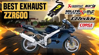 Kawasaki ZZR600 Exhaust Sound🔥BarracudaBlack WidowDelkevicGPRGRmotoIXILMTCTBRYoshimura [upl. by Leoj]