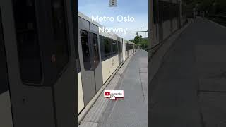 Is it the best Metro in the worldMetro in Oslo Norway metro oslo norway underground majorstuen [upl. by Arriet]