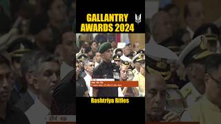 Rashtriya Rifles Naik Bhim Singh Gallantry Awards 2024 Rajputana Rifles shorts army [upl. by Frederique506]