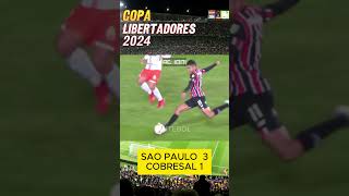 SAO PAULO 3 X 1 COBRESAL MELHORES MOMENTOS COPA LIBERTADORES 2024 [upl. by Tressia901]