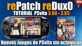 rePatch reDux0 Juegos PSvita Nuevos en 360 y 365 sin actualizar [upl. by Jacinta]