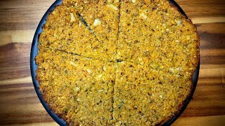 Cauliflower Pizza Crust vegan glutenfree [upl. by Niuq783]