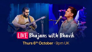 Bhajans with Bhavik ft Dhani  Navratri 2022 Special  LIVE Acoustic RaasGarba [upl. by Ardried435]