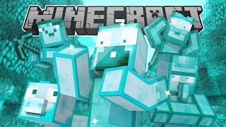 If EVERYTHING Was Changed To DIAMOND Minecraft Animation [upl. by Hanonew679]