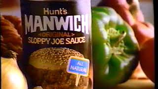 1990 Manwich quotA Manwich pleasequot TV Commercial [upl. by Htir]