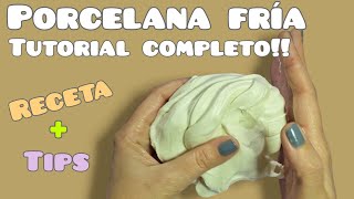 ✅️ Cómo hacer PORCELANA FRIA casera RECETA Fácil  TIPS [upl. by Pyne]