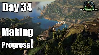 Ark Ragnarok Day 34 Base Building Prep arksurvivalevolved survivetheark playark [upl. by Iniretake786]