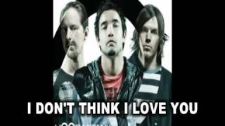 Hoobastank  ForNever  I DONT THINK I LOVE YOU SongLyrics [upl. by Dorsy]