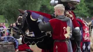 The Knights of Middle Englands Rise of the Kingmaker at Warwick Castle 2016 [upl. by Carbone]