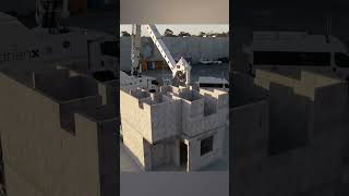 Autonomous brick laying robot shorts [upl. by Llennor]