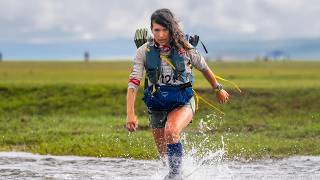 I Ran a BRUTAL Ultra Marathon in Mongolia 155 Miles 30Pound Pack [upl. by Ynnaej]