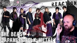 和楽器バンド WAGAKKI BAND  Japanischer Folk Rock  The Beast  Reaction [upl. by Nayab]