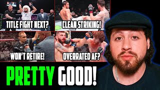 UFC Abu Dhabi Recap Sandhagen vs Nurmagomedov Full Fight Reaction amp Breakdown [upl. by Mulligan539]