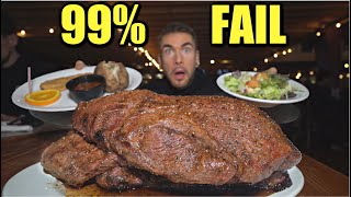 quotIVE NEVER SEEN IT BEATENquot GIANT 72oz STEAK CHALLENGE Over 150 Fails  Joel Hansen [upl. by Giacinta]