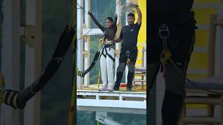 Himalayan Bungy Rishikesh bungee bungeejumping jumping adventure trending viral bungy shorts [upl. by Simpkins746]