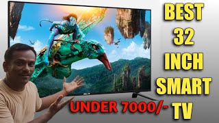 Best 32 inch Smart TV 2024 🔥 Best 32 Inch Smart TV Under 7500  Amazon amp Flipkart Deals [upl. by Nire]