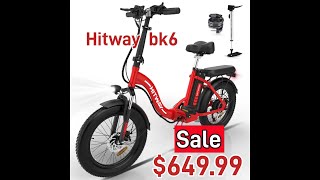 Hitway bk6 folding ebike [upl. by Bryon30]