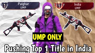 Pushing Top 1 Title in UMP l Solo BR Rank Weapon Glory Push Season 40 l Ep6 [upl. by Temp416]