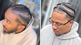 12 Braided Hairstyles For Men  Stitch Braids x Box Braids  By Braid Envy [upl. by Naihtsirc]