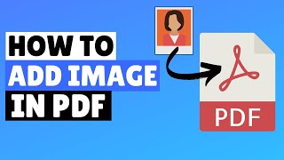 How to Add Image in PDF  Insert Photo On PDF File [upl. by Llenaj95]