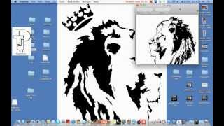 How to make a graffiti stencil [upl. by Brigida]