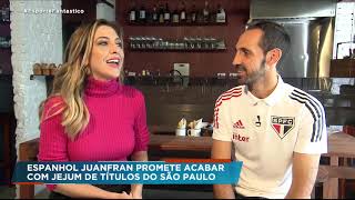 Em restaurante espanhol Juanfran mata a saudade de casa e fala sobre o São Paulo [upl. by Ordnasela]