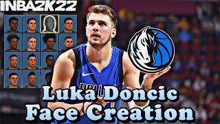 NBA 2K22 NEXT GEN BEST LUKA DONCIC FACE CREATION Make Your Player Look Like Luka Doncic [upl. by Dorolice408]