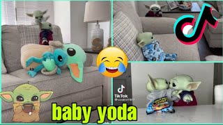 Baby Yoda Tik Tok Gracioso Shorts [upl. by Gresham985]