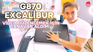 Excalibur G870 RTX4060 Video Düzenlemek için Canavar Aldım [upl. by Adilen]