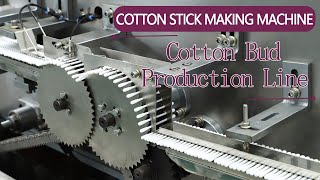 Cotton Swab Machine  Cotton Bud Stick Making Production Line [upl. by Peggi]