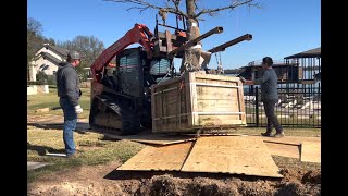 Planting Large Trees How To Contractor Help Red Oak Chinese Pistache Eastern Red Cedar [upl. by Nibram]