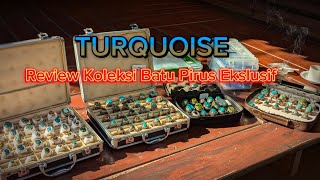 Review Koleksi Batu Pirus Ekslusif  Turquoise And Silver Art Custom by KH GALLERY [upl. by Ocsecnarf]