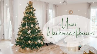 UNSER WEIHNACHTSBAUM ´24 I NATUR HOLZ GOLD [upl. by Ydualc]