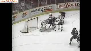 November 7 1990 Islanders at Devils highlights [upl. by Ellahcim]