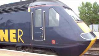 GNER FGW HST Valenta compilation hst pull offs  and at speed [upl. by Eanram]