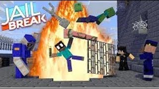 Escola Monstro  Fuga Da Prisao  Minecraft Animaçao [upl. by Annairol]