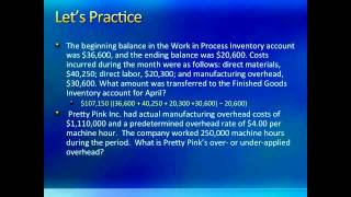 Job Order Costing 2 Intro to Managerial Accounting C4 Professor Savita Sahay [upl. by Htelimay]