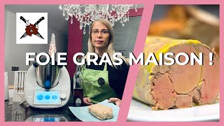 Préparons ensemble le FOIE GRAS de NOËL à laide du THERMOMIX 😍 [upl. by Nimra395]