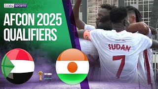 Sudan SDN vs Niger NER  AFCON 2025 Qualifiers HIGHLIGHTS  090424  beIN SPORTS USA [upl. by Arliene]