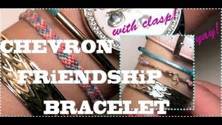 How to Make Friendship Bracelets ♥ The Chevron [upl. by Ethelbert]