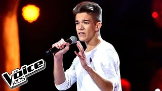 Kuba Szmajkowski – „Theres Nothing Holdin Me Back” – Przesłuchania – The Voice Kids Poland [upl. by Mouldon]