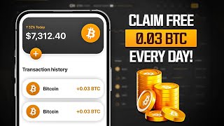 How to Claim Free BTC Every Day – Easy Bitcoin Mining [upl. by Akilegna]