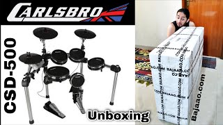 Carlsbro CSD500 Unboxing and Assembly  Carlsbro Electronic Drumkit  Mihir Godbole [upl. by Sucitivel592]