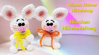 Hase häkeln  Osterhase  Häkelanleitung  Amigurumi [upl. by Atinnod]