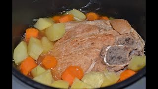 Rouelle de porc à la bière au cookeo [upl. by Tterrab]