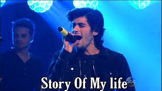 One Direction Performs Story of my life on New Year’s Eve 2015  New york onedirection [upl. by Suoirad]