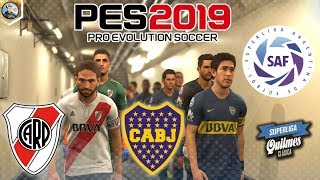 Pro Evolution Soccer 2019  Boca Jrs vs River Plate  La Bombonera  Relatos De Paoli [upl. by Reste]