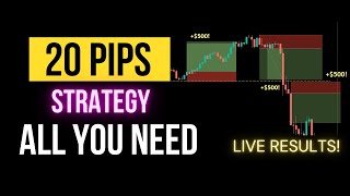 Easy 20 Pips TRADING  12 Million Grow Your Account Live Results [upl. by Imaj78]