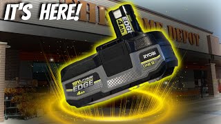 THE RYOBI EDGE BATTERY is NOW AVAILABLE at HOME DEPOT Exclusive Info of Pricing and Availability [upl. by Neved417]